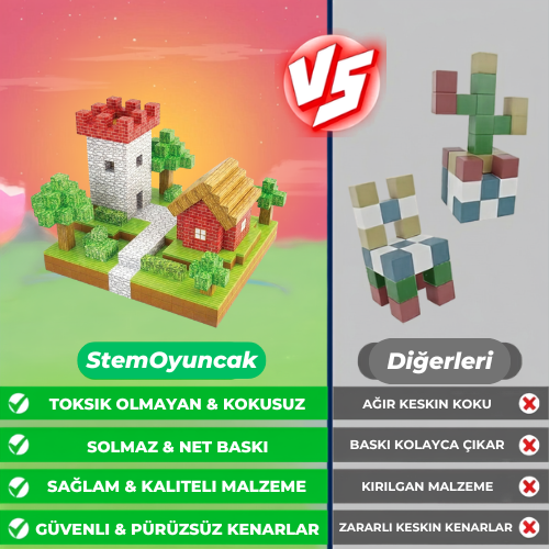 Manyetik Oyun Seti - 100 Parça