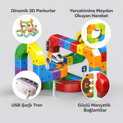 Yer Çekimine Meydan Okuyan Manyetik Tren Seti