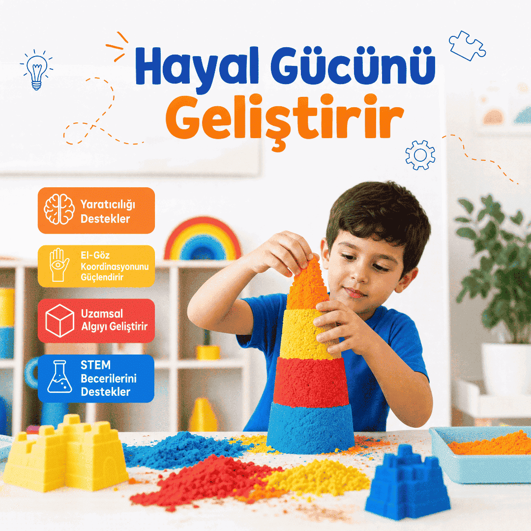Eğitici Oyun Seti - Sihirli Kum
