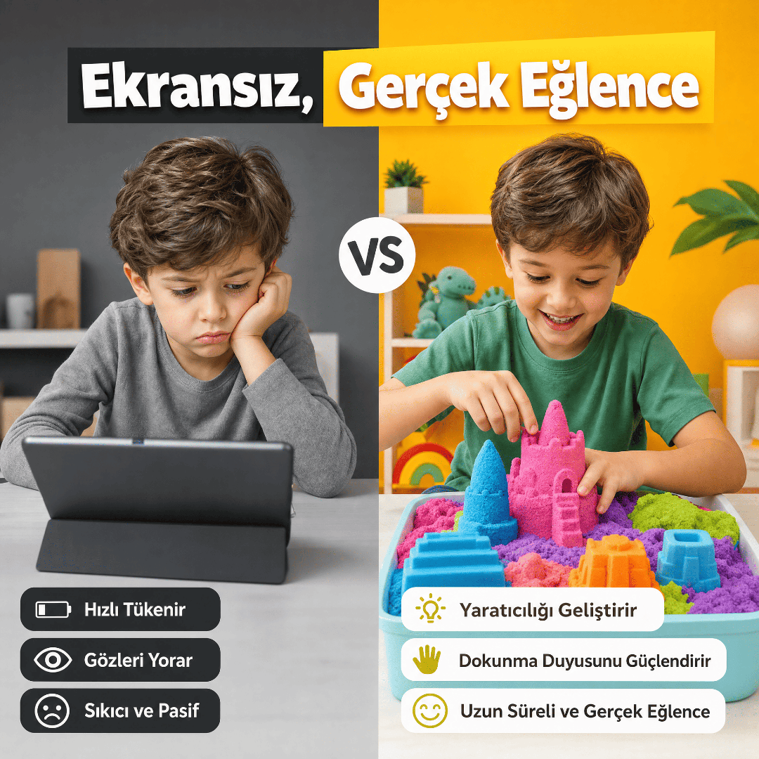 Eğitici Oyun Seti - Sihirli Kum