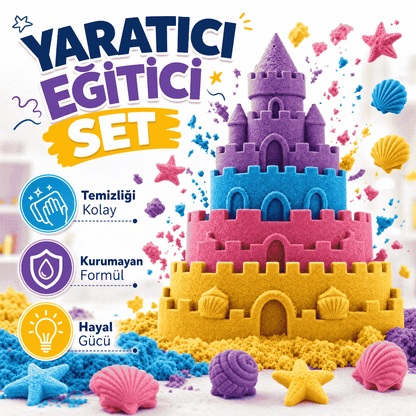 Eğitici Oyun Seti - Sihirli Kum